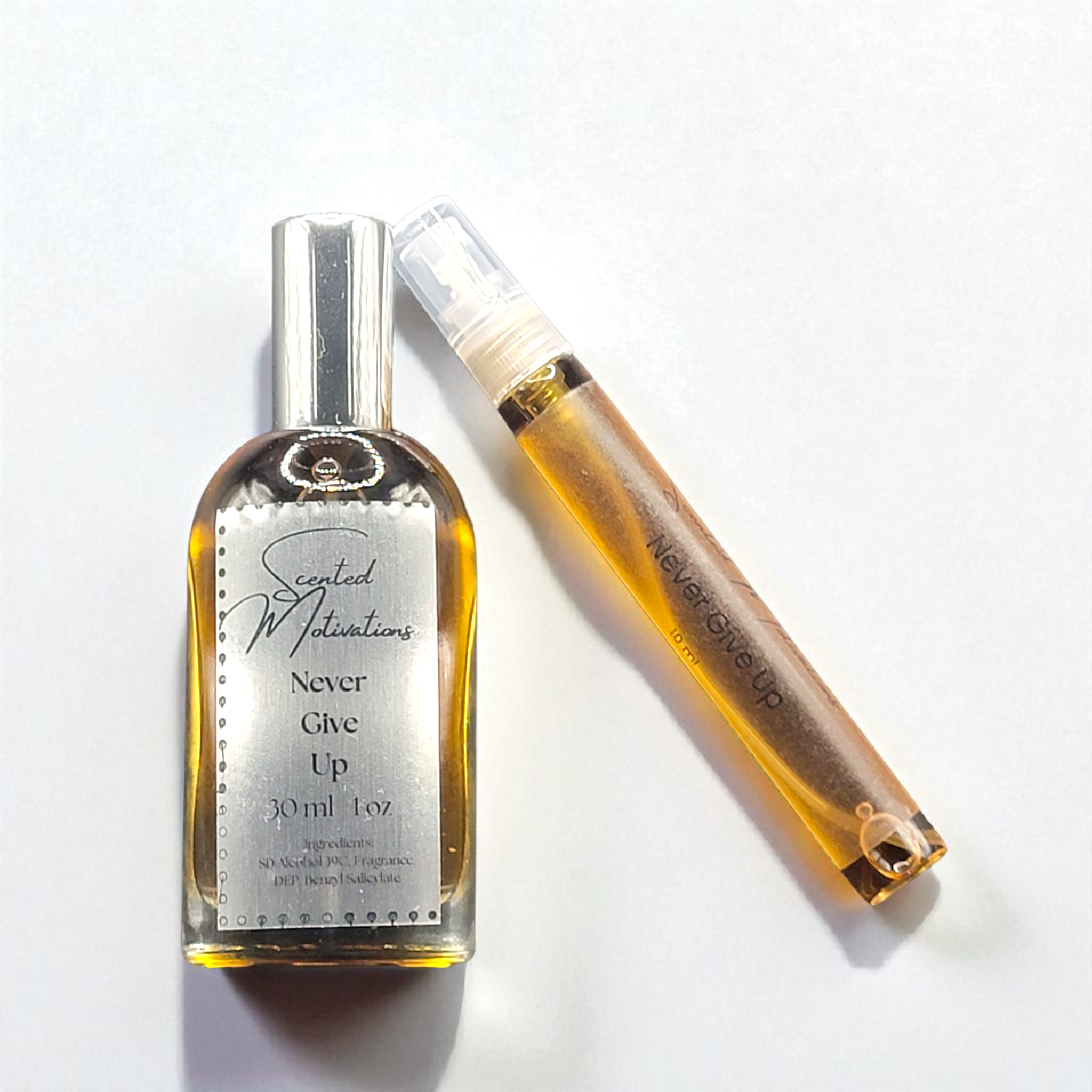 Never Give Up Motivating Spray